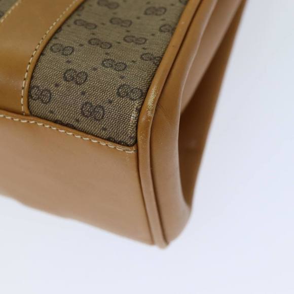 GUCCI Micro GG Supreme Hand Bag PVC Leather Beige 000 116 0089 Auth 76401 - Picture 14 of 16